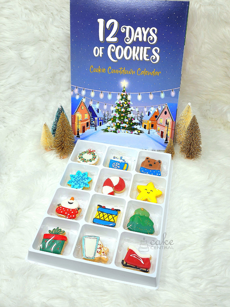 12 Days of Cookies Advent Calendar Cake Central Barbados