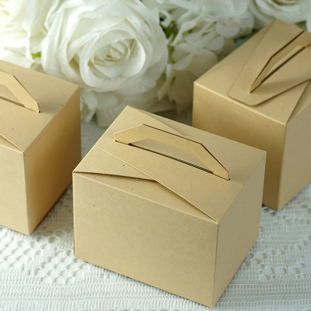 Natural Tote Favor Boxes Cake Central Barbados