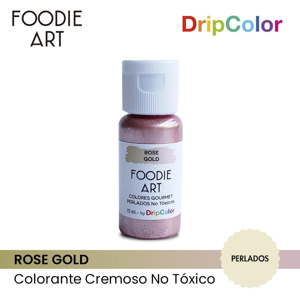 Rose Gold Edible Paint Cake Central Barbados