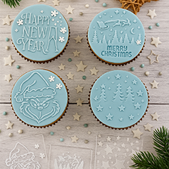 Christmas Fondant Embossers