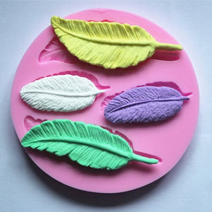 Multi-Feather Silicone Mold