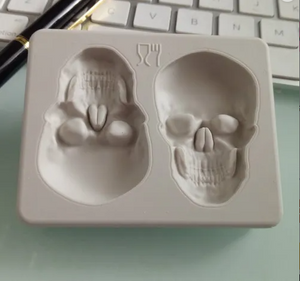 2- Cavity Skull Silicone Mold