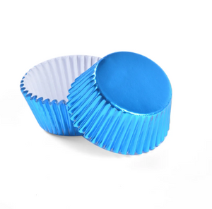 Blue Standard Foil Baking Cups