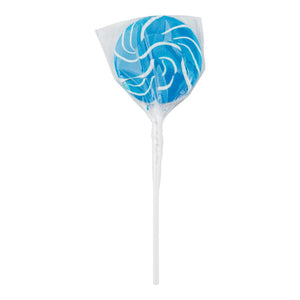 1.5" Blue Swirly Lollipops