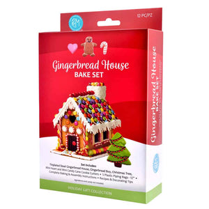GINGERBREAD BREAD HOUSE 12PC GIFT SET