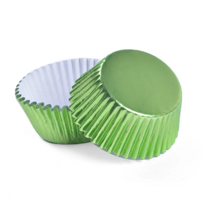 Green Standard Foil Baking Cups