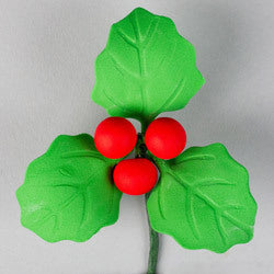 Holly W/Berries (Gumpaste)
