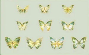 Jewel Butterflies-Green