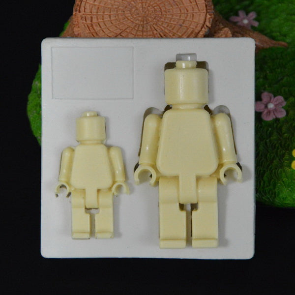 LEGO Men 2-Cavity Silicone Mold