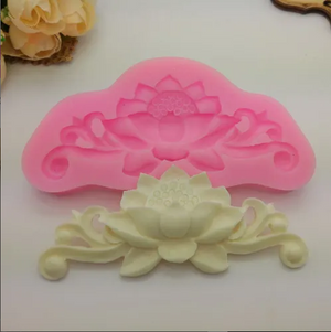 Lotus Lace Scroll Accent Mold