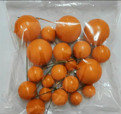 Orange Decorative Balls 20pk