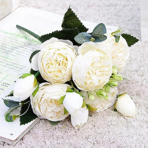 Peony Bridal Bouquet (White)