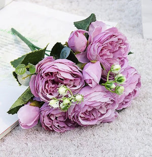 Peony Bridal Bouquet (Lavender)