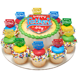 Happy Father's Day Hero Cupcake Pics