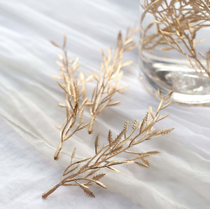 Gold Fern Leaf