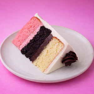 Neopolitan Cake Slice