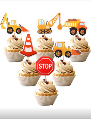 Construction Themed Toppers