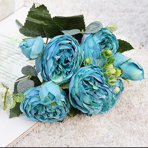 Peony Bridal Bouquet(Blue)