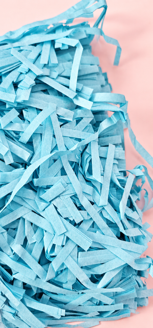 Light Blue Shredded Paper