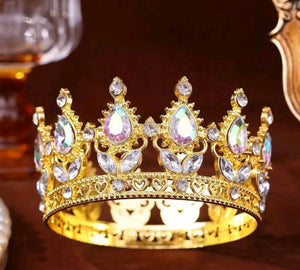 4" Diamomd Crown Cake Topper