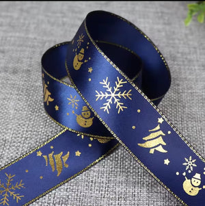 Blue Ribbon w/Gold Trim