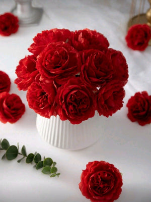 3" Peony Head (Red)