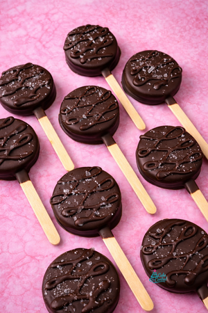 Salted Caramel Stuff Oreo w/ Dark Chocolate & Sea Salt