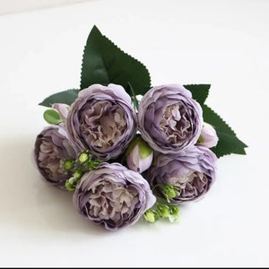 Peony Bridal Bouquet (Purple Ombre)