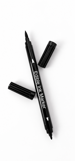 Black 2-Sided Edible Marker