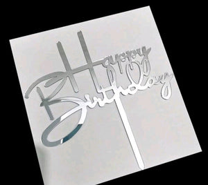 Silver Happy Birthday #1