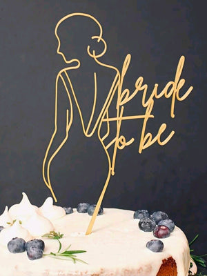 BRIDE TO BE Cake Topper