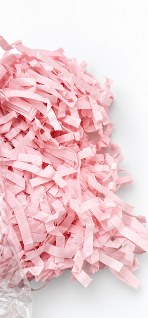 Baby Pink Shredded Paper