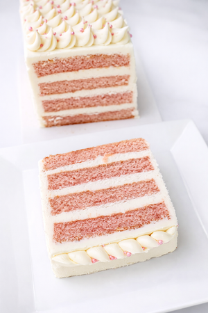 Sparkling Wine Cake Slice