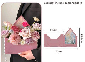 Envelope Shaped Floral Gift Box