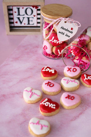 Valentine's Cookie Jar