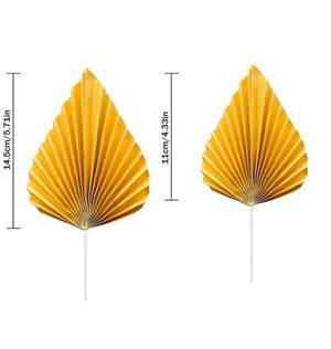 2pc Gold Palm Spears