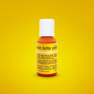 0.75oz Neon Brite Yellow Chefmaster Liqua-gel