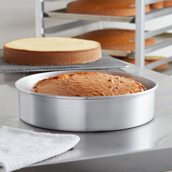 CAKE PAN/TIN | ROUND SET OF 4 (6-8-10-12 INCH) | 3 INCH DEEP