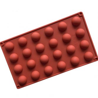 24 Cavity Half Ball Silicone Mold