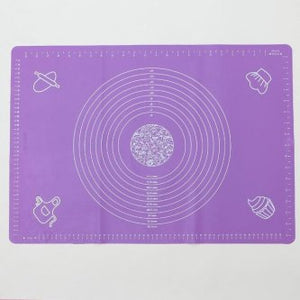 25" x 17.5" Silicone Fondant/ Baking Mat (Purple)