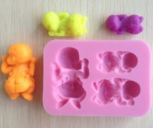 3-Baby Cavity Silicone Mold