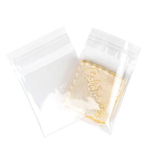 3"x 3"  Resealable Clear Treat Bags
