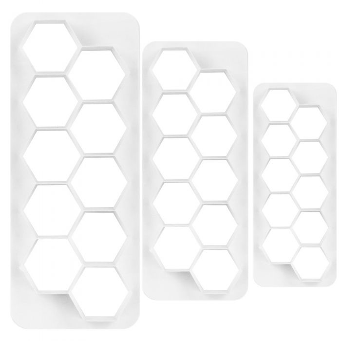 Hexagon Multi-cutter Set of 3