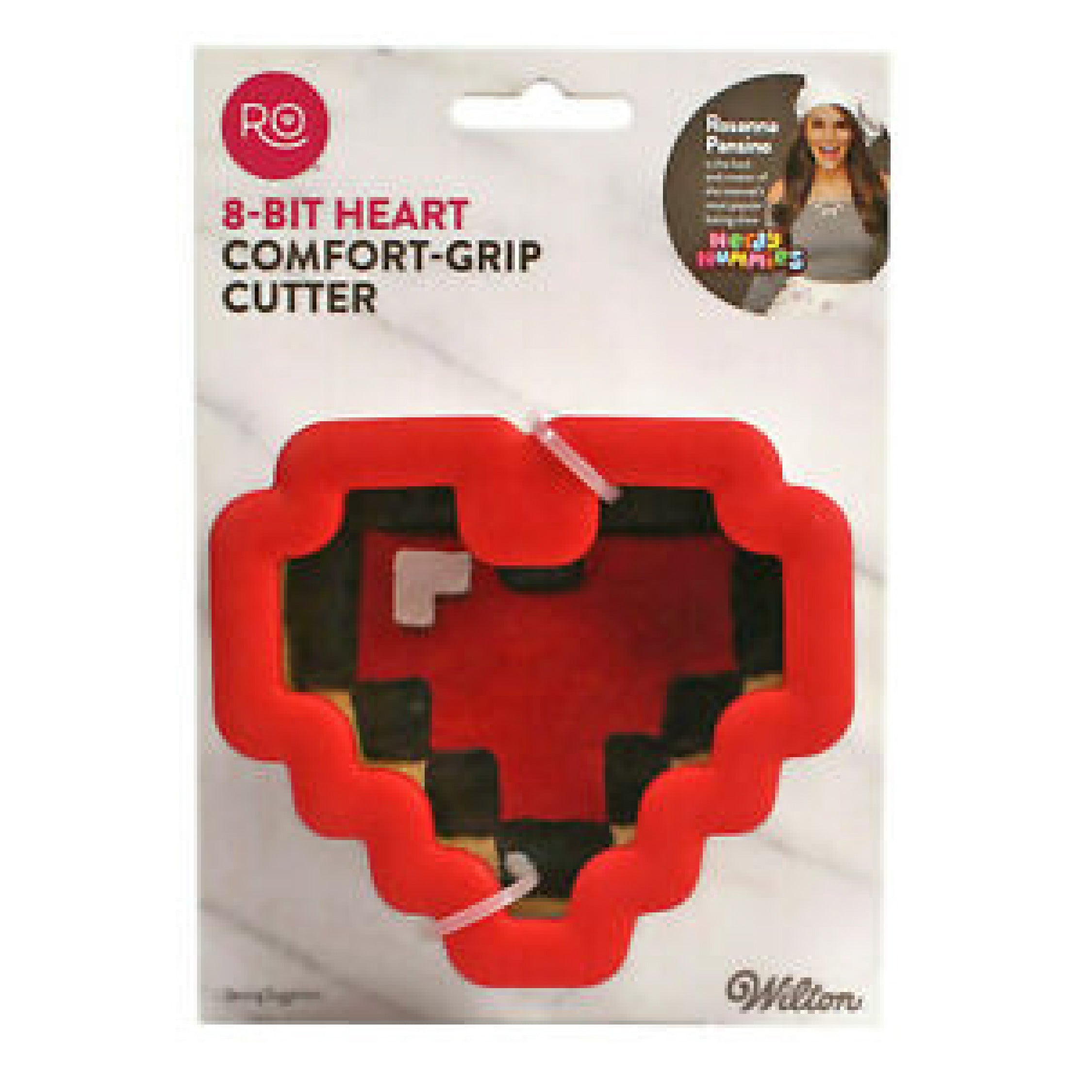 8-Bit Heart Cutter – Cake Central Barbados