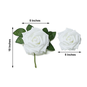 5" Rose (White)