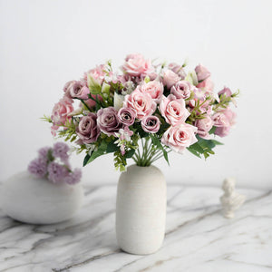 Rose Bridal Bouquet (Dusty Rose)