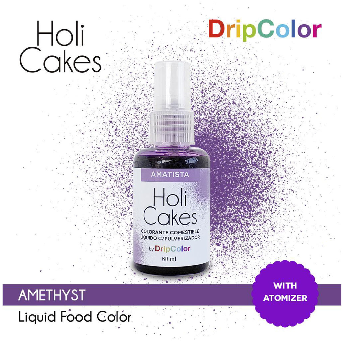 AMETHYST LILAC Holi Cakes Spray Cap Color – Cake Central Barbados