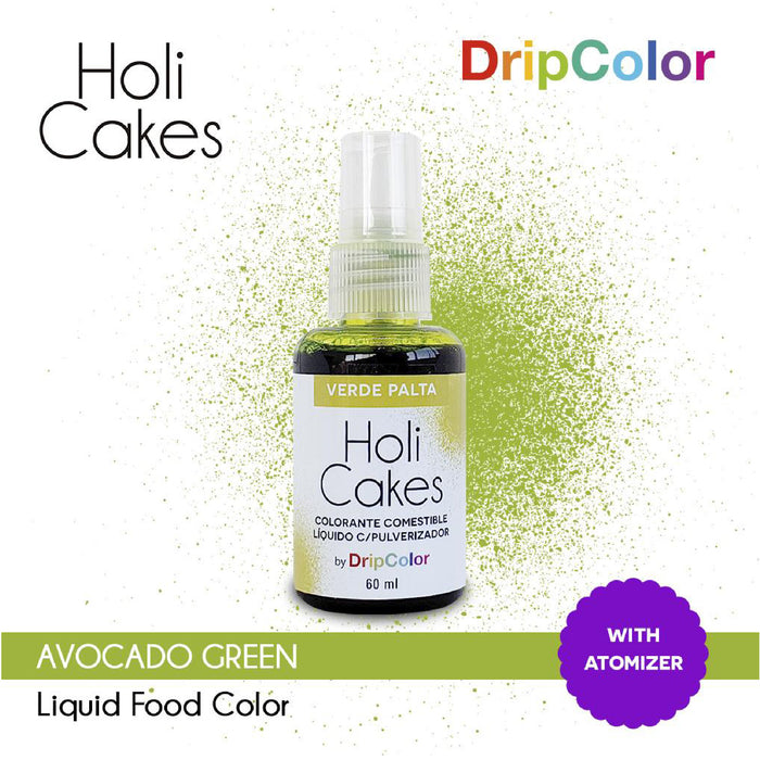 AVOCADO GREEN Holi Cakes Spray Cap Color