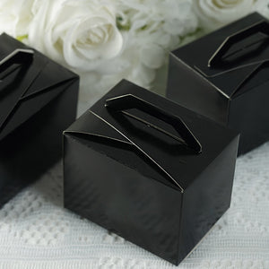 Black Tote Favor Boxes