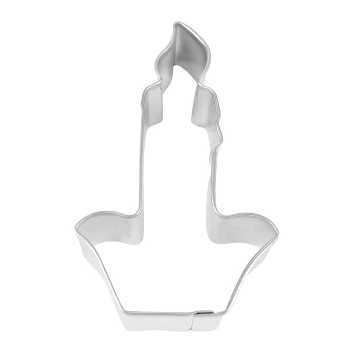 CANDLE W/HOLDER COOKIE CUTTER (4″)